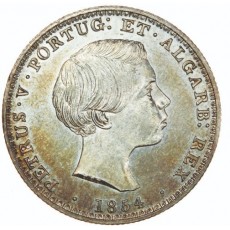 Portugal D. Pedro V 500 Reis 1854